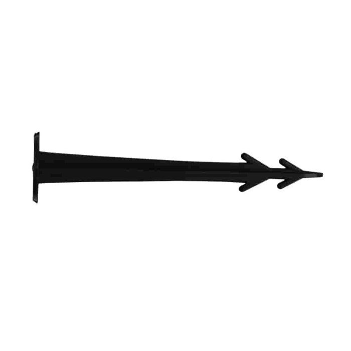 Ancrage Sol Plastique, 10 Piquets Jardin, 11,5cm, pour Toile de Paillage