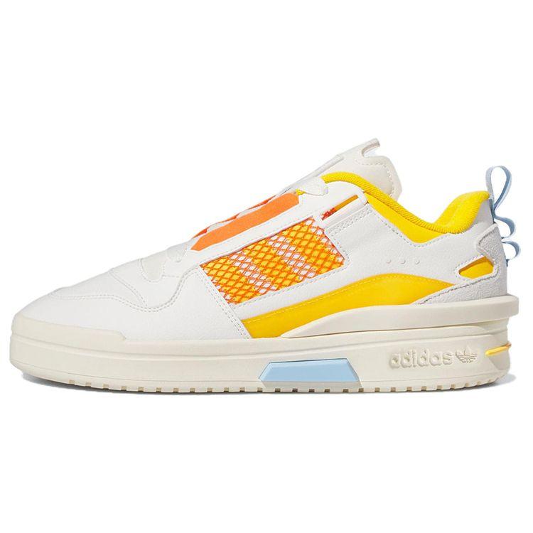 Adidas Originals Forum Low Top Sneakers Unisex Sneakers White Yellow Orange IE7112
