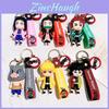 Adorable Demon Slayer Keychain Anime Character Bag Charm Plastic Durable Gift