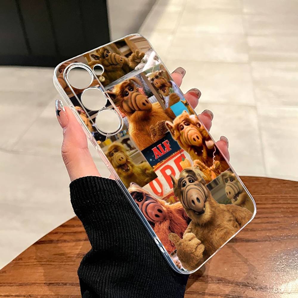 F-Family C-Comedy TV Series ALF Phone Case For SamsungA10,12,20,21S,30,31,40,50,51,52,70,71 Transparent Cover