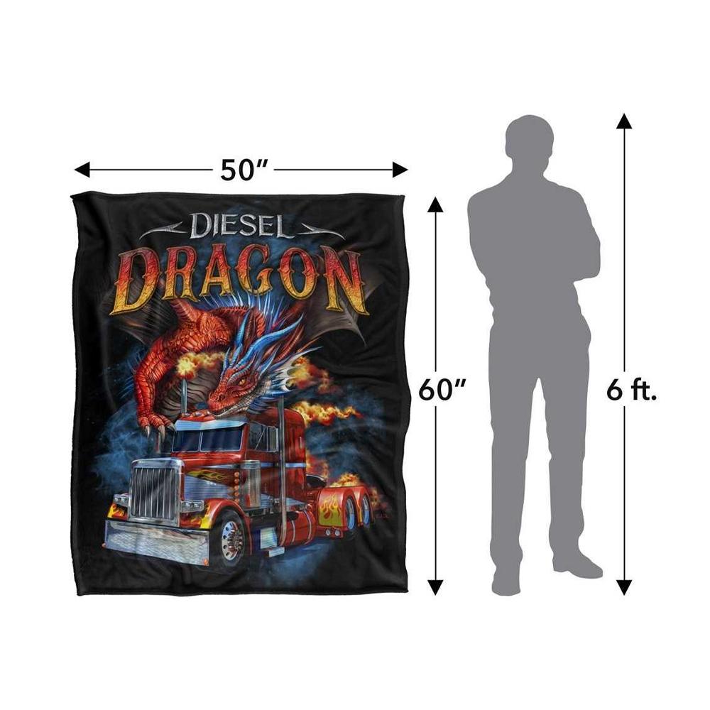 JQ Licensing Silky Dragon Supersoft Blanket