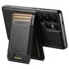 SUTENI For Samsung Galaxy S25 Ultra Leather Phone Case Wallet Card Holder Magnetic Wireless Charging 2-in-1 Detachable Kickstand