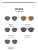 Retro European & American Oval Metal Sunglasses - Unisex, Fashion Street Style, UV Protection for Driving.