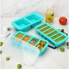 Silicone Freezer Mold with Lid Refrigerated Food Storage Box Food Box Silicone Ice Tray Mold Ice Box Crisper
