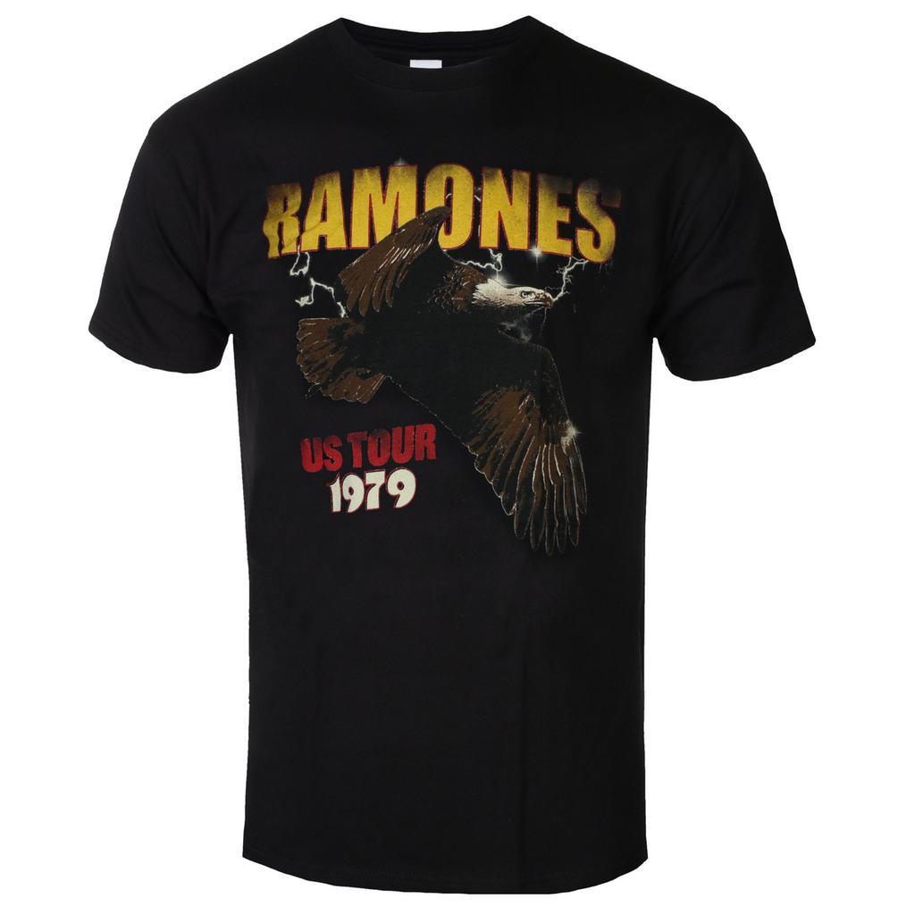 Ramones Muster 3D Gedrucktes T-Shirt Sommer Mode Luxus Kurzarm Oberteil Lässig Retro Rundhals Streetwear
