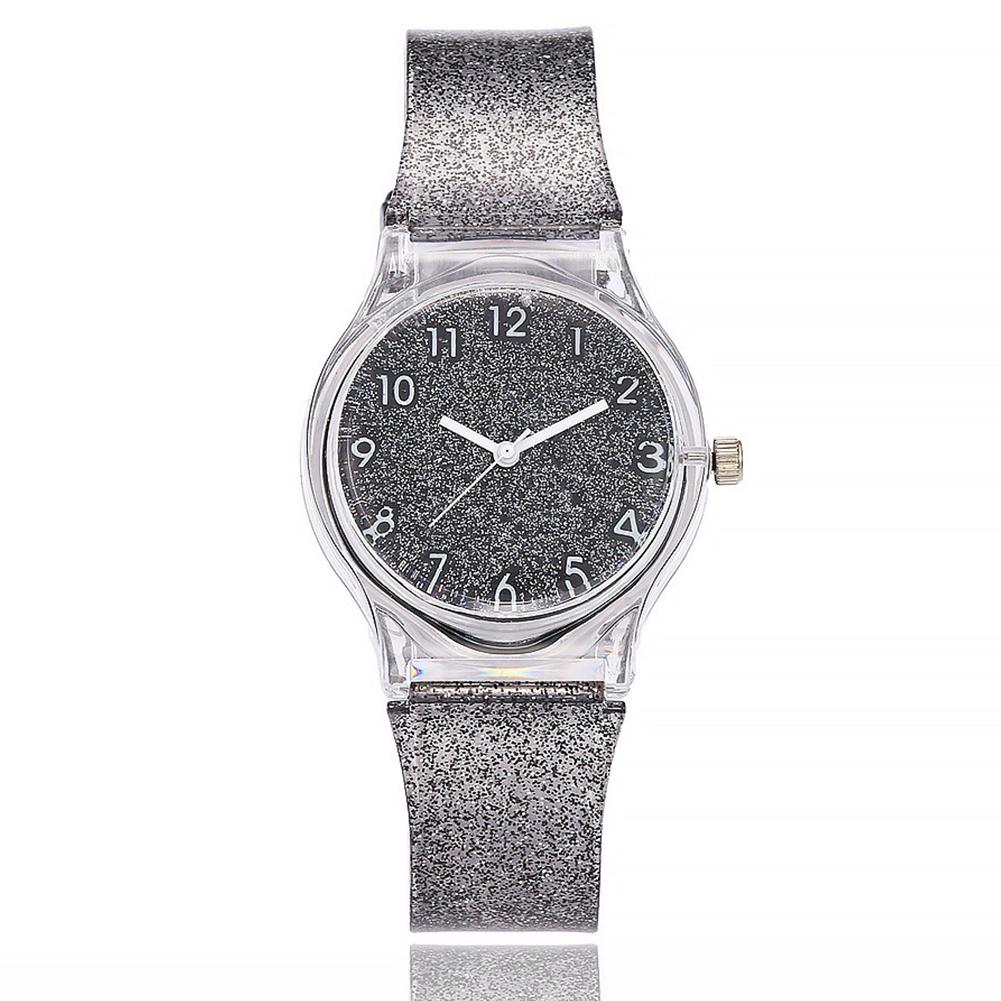 Luxury Women Watch Plastic Quartz Watch Transparent Jelly Wristwatch Xmas Gifts