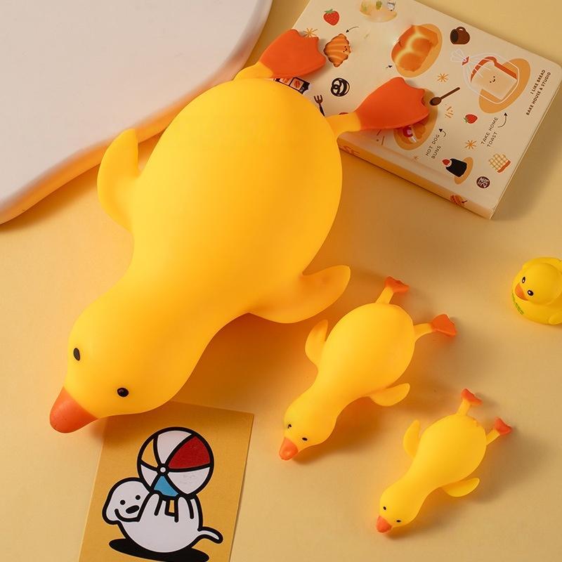 Jucărie pentru Ameliorarea Stresului Rață Jumbo Squishy Mingie Anti-stres Jucărie Fidget Jucărie de Biruit pentru Strâns Cadou de Crăciun pentru Prieteni