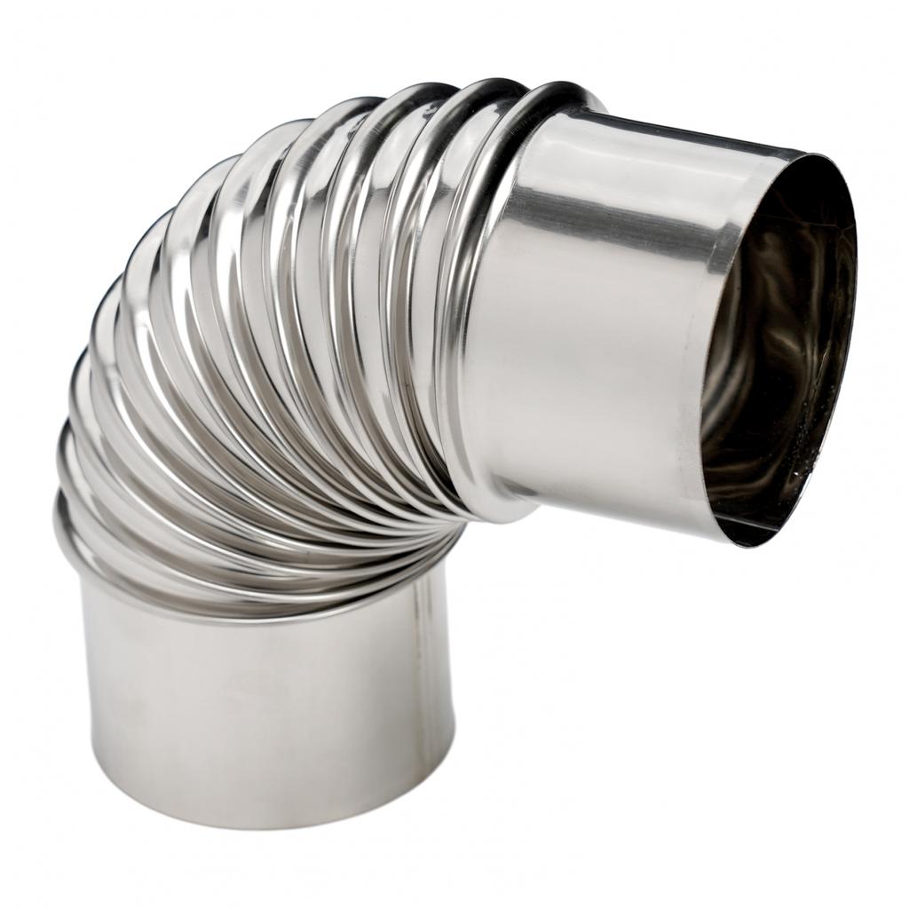 Stove Flue Steel Flue Pipe Elbow Rain Cap Pipes Chimney Liner Flue for Stove