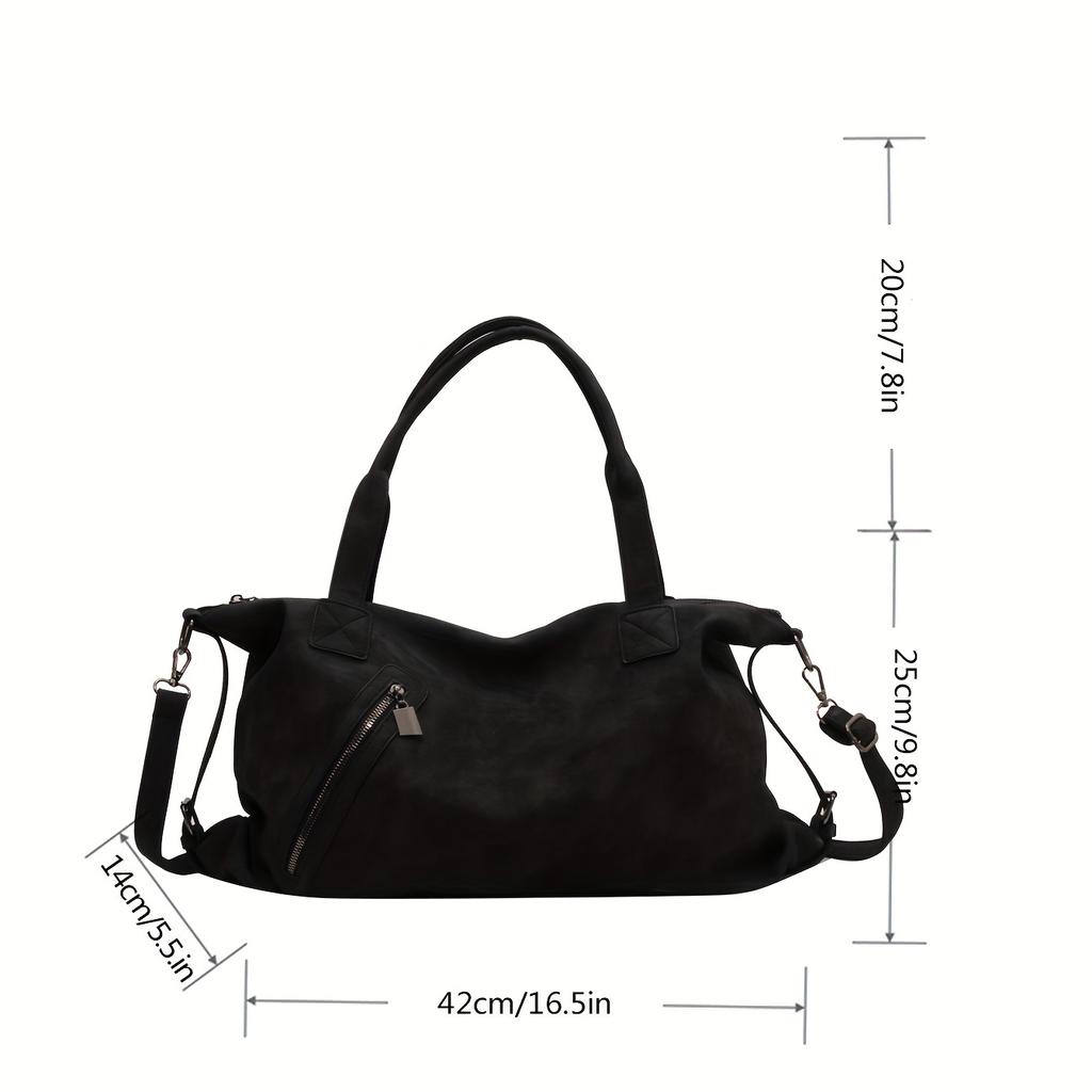 Leichte Vintage-Handtasche, Reisetasche mit großem Fassungsvermögen, Reisetasche für Geschäftsreisen, Umhängetasche für Outdoor-Sport, Schwimmen und Fitness