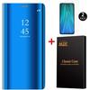 Case - Xiaomi - Redmi Note 8 Pro - Mirror - Stand Function - Tempered Glass Protection