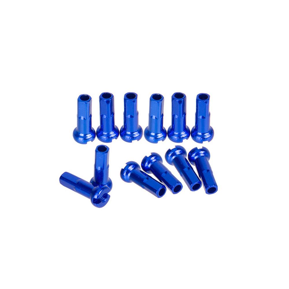 Anodized Aluminum Zinc Zinc Alloy 14mm Spoke Cap Cycling Spokes Nipples Bicycle Spoke Nipples Bike Wheel