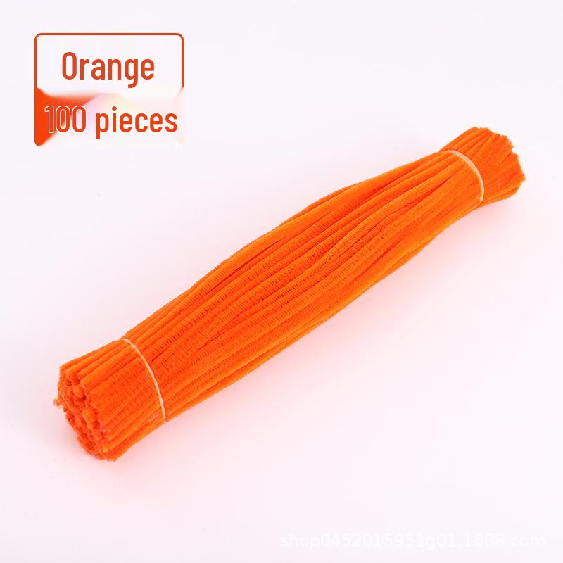 Youyou Tiger Twist Stick Handmade Super Soft Chenille Stems Educational Craft Materials for Macarons