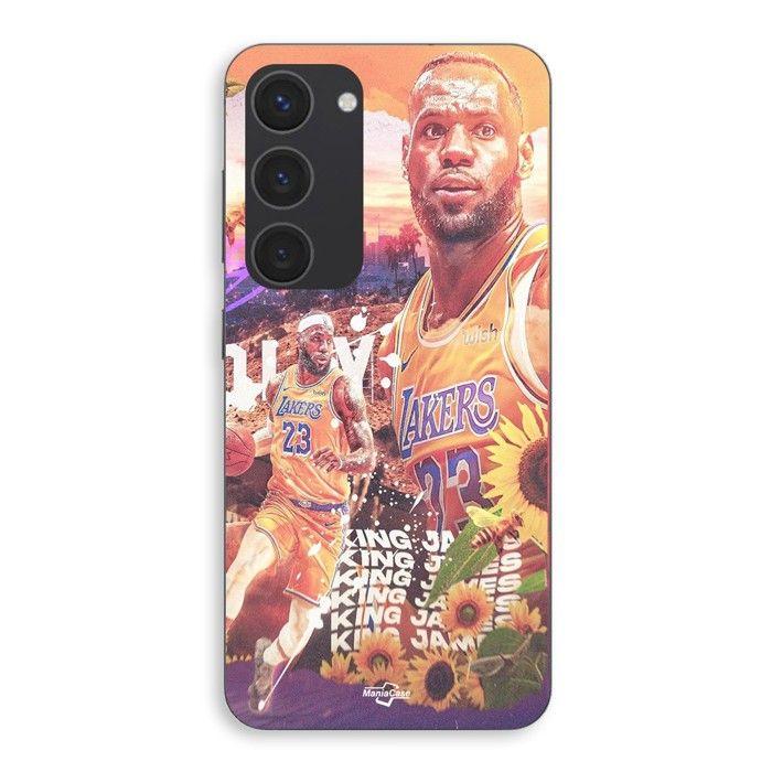 Case For Samsung Galaxy S23 Plus Lebron James 23 LA Lakers Maniacase
