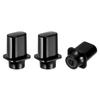 Uxcell 3Pcs Guitar Toggle Switch Plastic Toggle Pickup Switch Knob Replacement Part for SQ ST TL Electric Black 3-Way/5-Way Tip, Cross-Groove Push-In