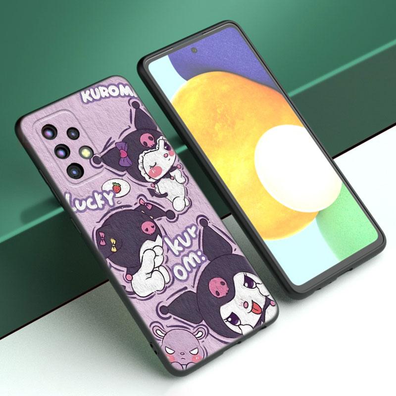 

Милый чехол Sanrio Kuromi для Samsung A13 A22 A24 A32 4G A23 A25 A34 A35 A52S A53 A54 A55 A73 5G A12 A14 A15 A31 A33 A50 A51 A72 Samsung A52