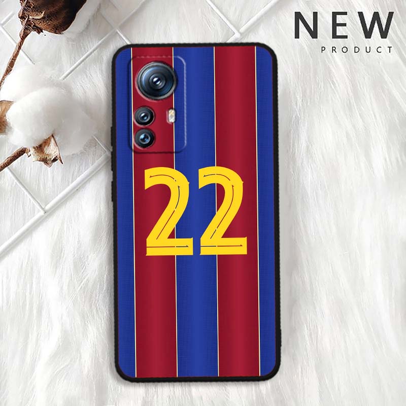 Fashion jersey number For Xiaomi Mi 15 14 13 13T 12 12T 12S 11 11i 11T Pro Ultra Lite 5G Black Soft Phone Case