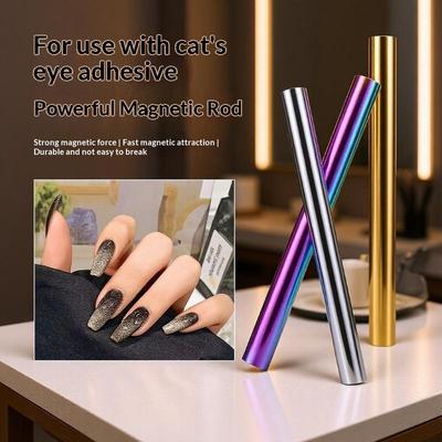 Dual End Nail Magnetic Stick Strong Magnet Wand For Cat Eye Gel Polish Reusable Manicure Accessories For Diy Nail Art