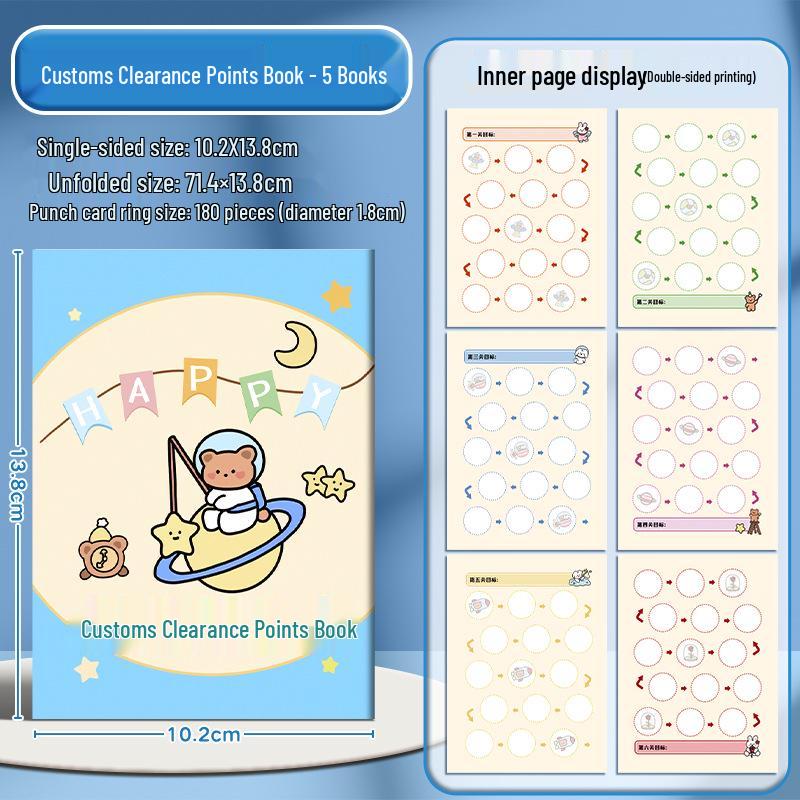Elementary Student Reward & Stamp Collection Book