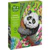 Creation Based On Mini Rhinestones - SENTOSPHERE - Art &; Creations - Diamond Painting Canvas - Panda - From 8 Years