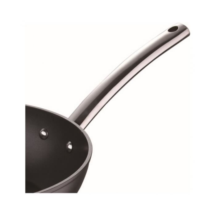 Wok - Masterpro - Forged Aluminum - Ø 28 Cm - Ergonomic Handle - Non-stick