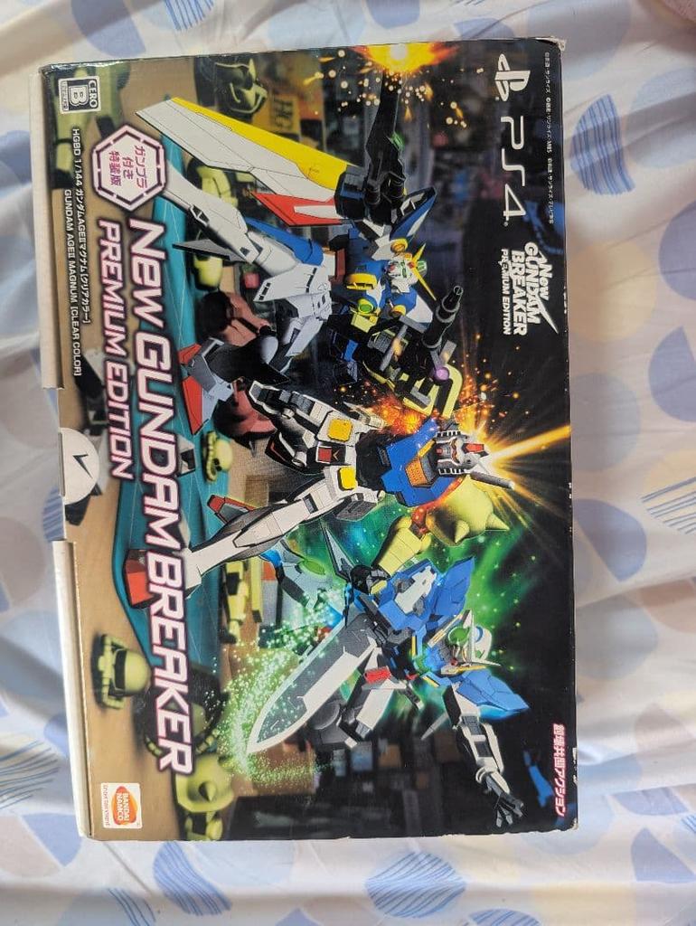[USED] PS4 New Gundam Breaker Premium Edition with Gunpla Bonus