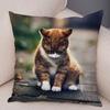 Cute Pet Animal Print Pillowcase Funny  Cat  Decoration Car Sofa Home Cushion Cover