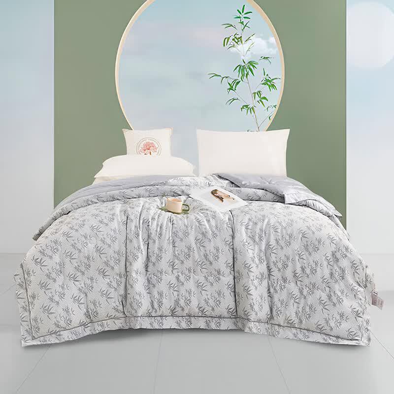 Жаккардовое всесезонное одеяло Tangna Home Textiles - Дизайн Бамбук