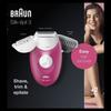 Epilateur Électrique Braun Silk-épil 3 SE 3410 Pour Femmes - 3 Accessoires Inclus