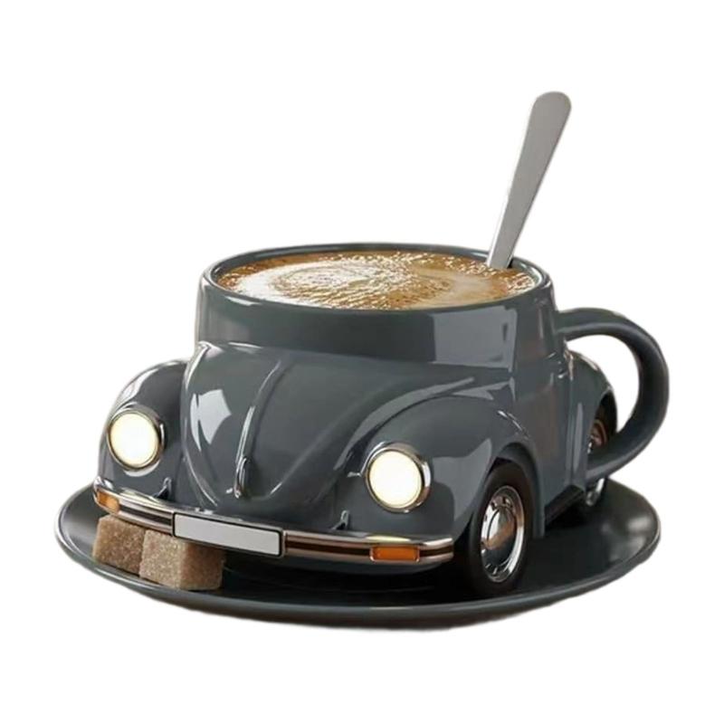 Resin Coffee Cup with Handle Stainless Steel Insulated Inner Spill Resistant Mug For Gifting Birthday Holiday Event