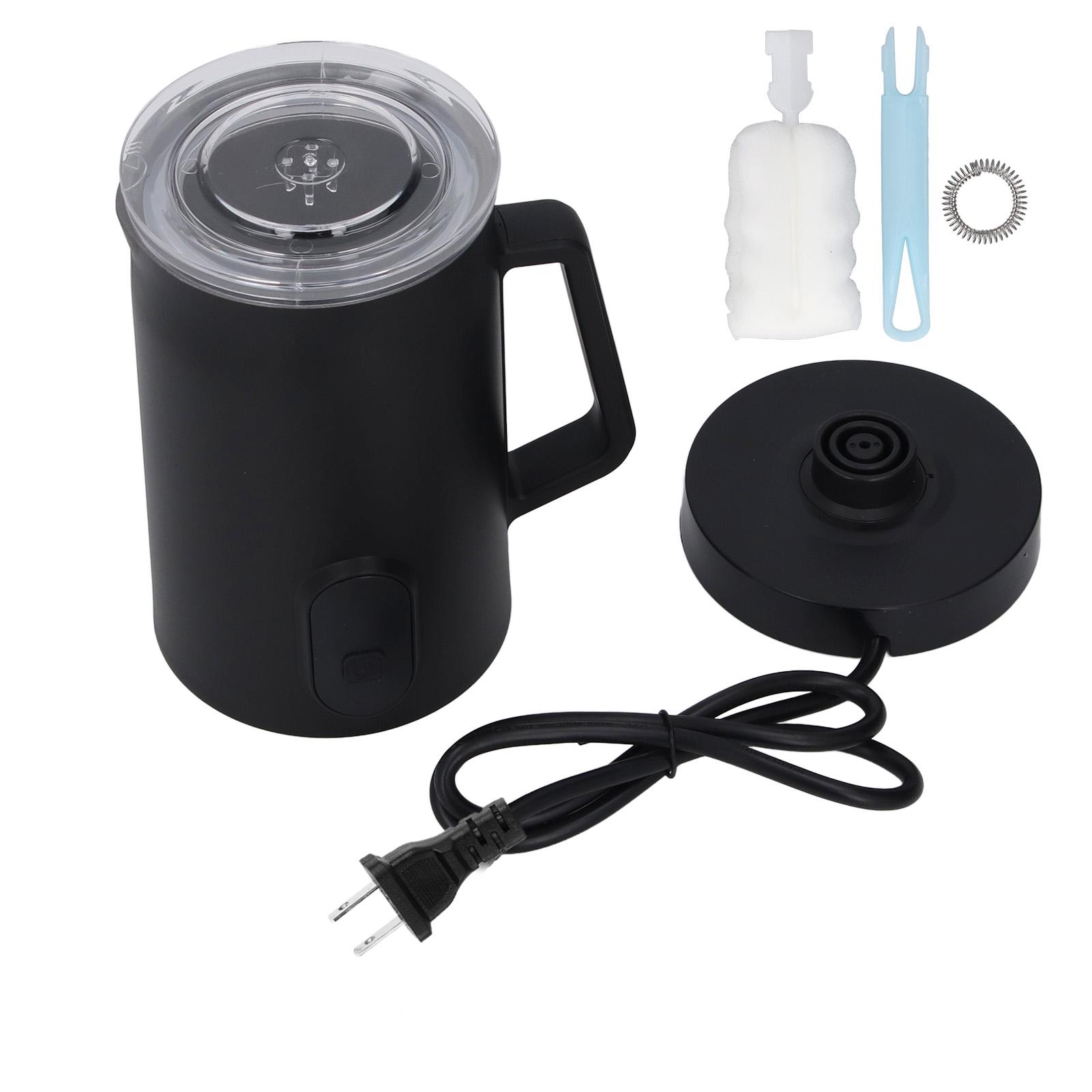 

Электрический вспениватель и подогреватель молока 4 в 1 Автоматический из нержавеющей стали 304 Прибор для приготовления горячей и холодной пены для латте US Plug 110V