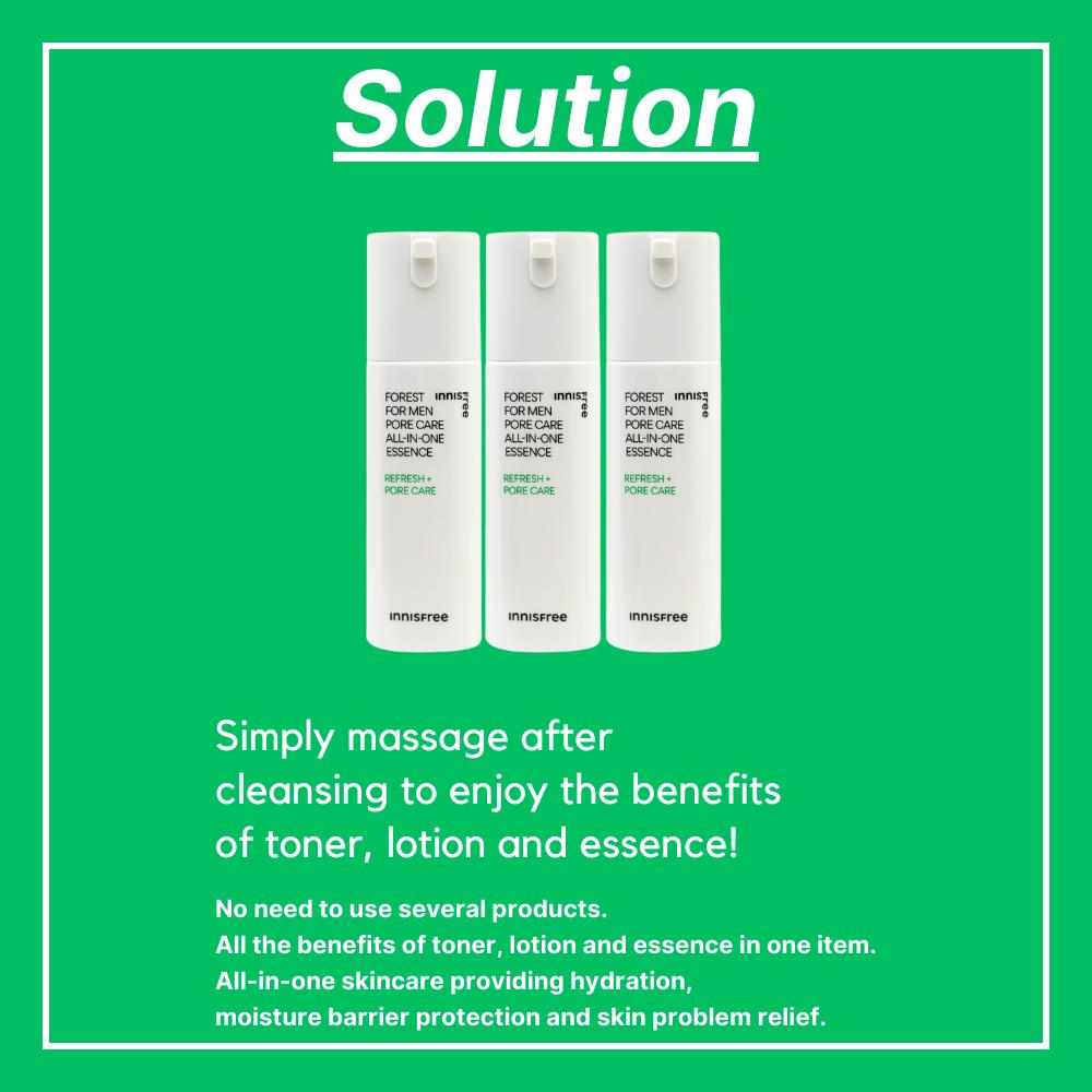 Innisfree Forest For Men All-In-One Essence 100mL (3 Type)
