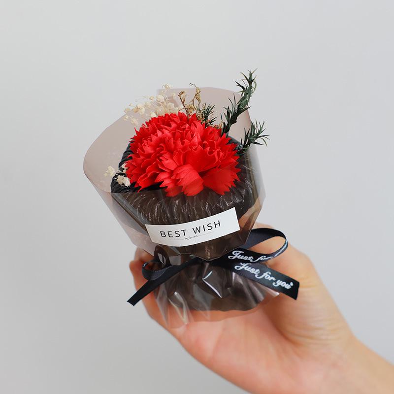 Mini Pocket Bouquet: Preserved Roses & Sunflowers Gift Box for Birthdays & Decor