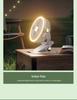 Portable Multifunctional Clip Fan with Night Light & USB Charging for Dorms and Desktops
