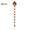 Decorative Wall Hooks for Home Hat Organizer with 8 Hooks, Wall-mounted Baseball Cap Rack, Cute House Shape Rack Vertical Storage Holder Bags Scarves