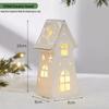 Glowing Ceramic Snow House Christmas Window Display Ornament