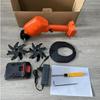 Portable Wireless Electric Tiller: Handheld Lithium Micro Tiller with Extension for Home Gardening