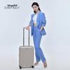 Cmierf Kuect Large Capacity Zipper Suitcase