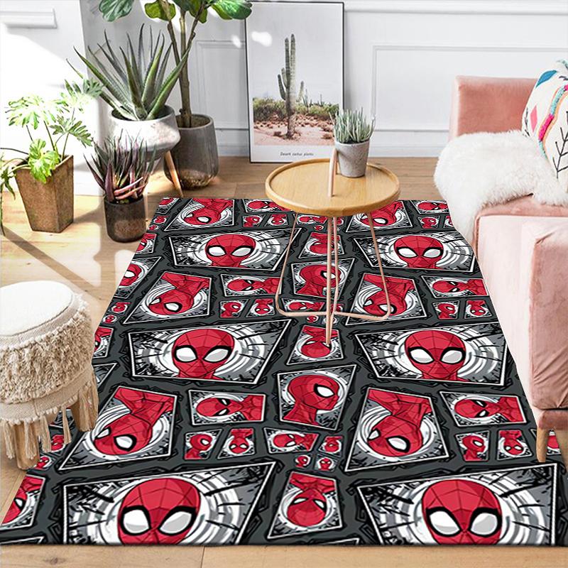 1Pc Spiderman Rug Office Carpet Indoor Outdoor Doormat Nonslip Soft Comfortable Living Christmas Halloween Xmas Gift D924120