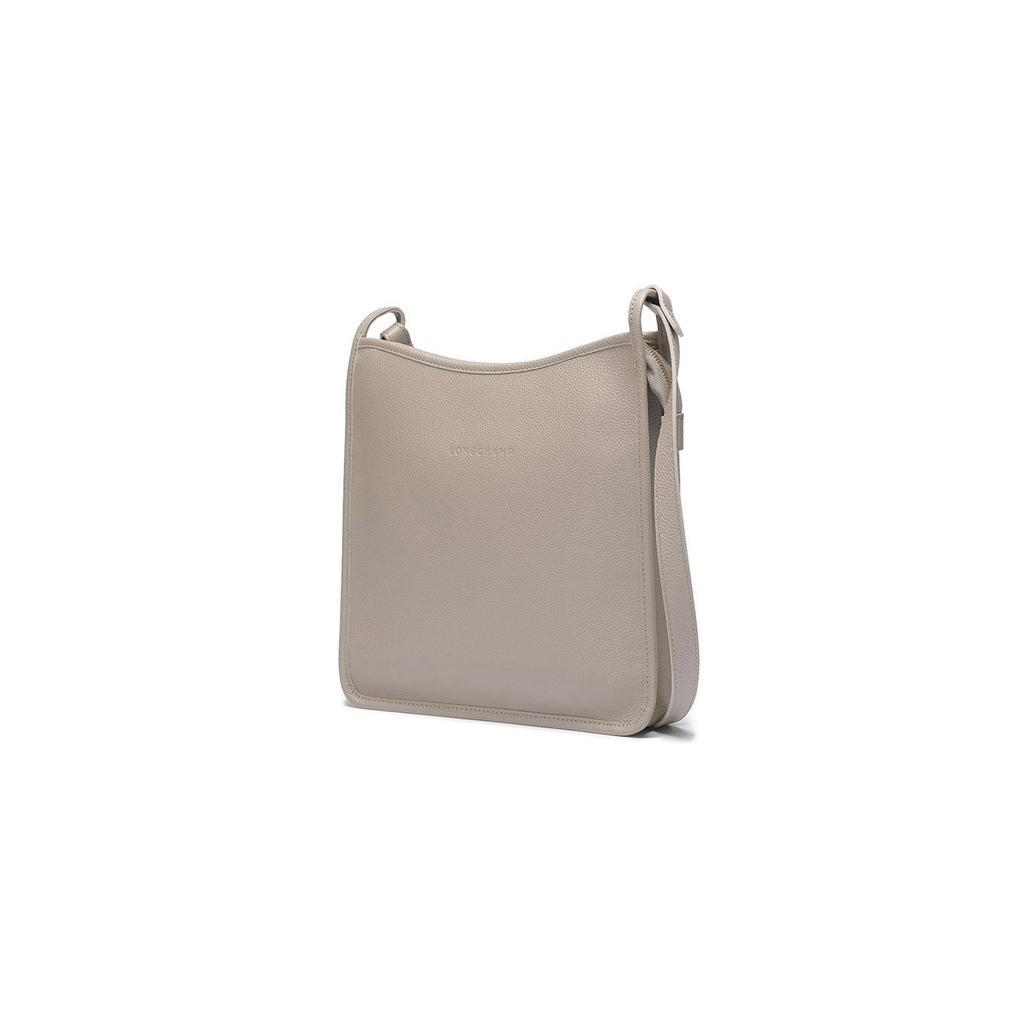 Longchamp Le Foulonné 27 Zipper Solid Color Detachable Shoulder Strap Leather And Fabric Large Shoulder Crossbody Bag Women Shoulder Bags 10140021P55