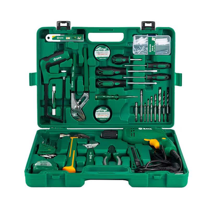 SATA 58-Piece Multi-functional Tool Set with Drill