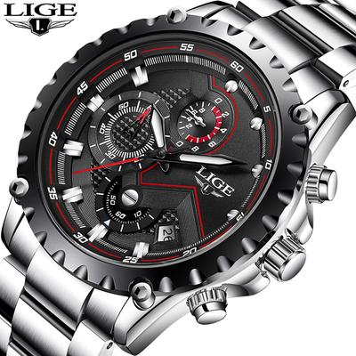 lige brand men's business watch
