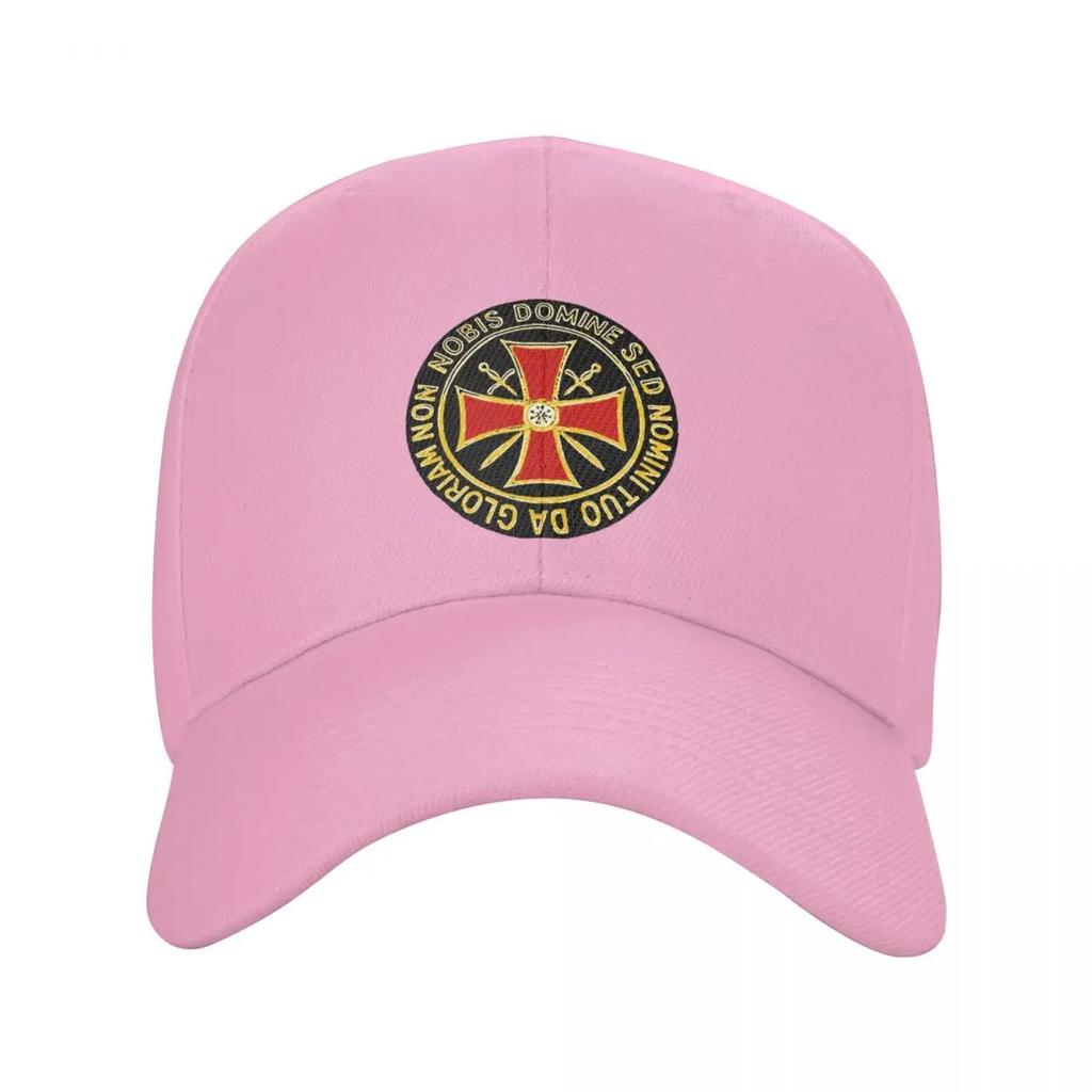 Berretto da Baseball Punk Unisex con Spada Templare Incrociata Cappellino Snapback Hip Hop Regolabile per Adulti Cavalieri Templari Cappellino da Papà Uomo Donna