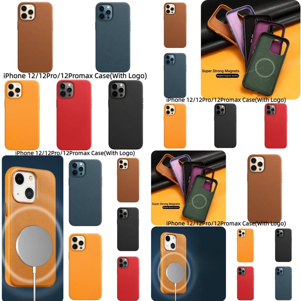 Stylish And Durable Leather Iphone 13 Pro Max Case With Magnetic Adsorption Available In Different Colors