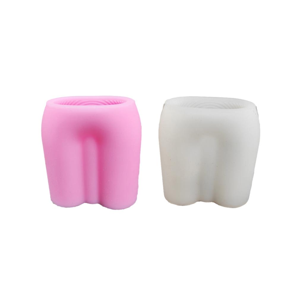 U-shaped Flower Vase Silicone Molds Dried Flower Container Epoxy Resin Mold Plaster Candle Holder Mold for DIY Crafts