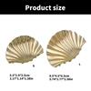 Elegant Gold Metal Seashells Hair Claw for Women Stylish Clip Crab Clamp Hairwear Hair Shaping Claw Clip for Daily Use