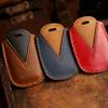 Handmade Genuine Leather Key Cover & Chain for Land Rover, Range Rover, Discovery 5, Jaguar - Crazy Horse Leather