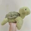 Turtle Cute Little Plush Toy Cartoon Green Hair Girl Sleeping Companion Gift