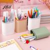 School Supplies Holder Pen Large Capacity Desk Organizer with Multi-Grid Colorful Cup Partition Pens Scissors Office Desktop Decor Practical