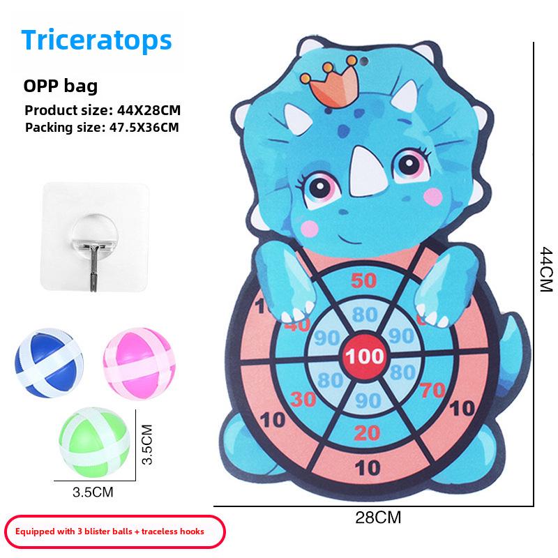 Children's Indoor Sticky Ball Dart Target Toy Set
