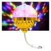 Portable Mirror Ball Disco Small USB Illumination for Birthday Stage and Decorative Trucks Light, LED, Powered, 360-Degree Rotation, Parties, Karaoke,